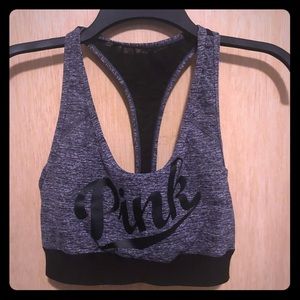 Pink Victoria’s Secret Ultimate sports bra L